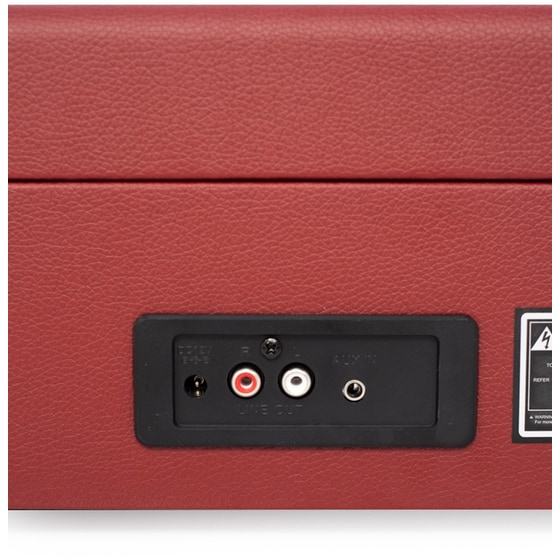 Πικάπ Crosley Voyager CR8017B-BUR4 2-way Bluetooth Με Ενσωματωμένα Ηχεία - Burgundy image 2