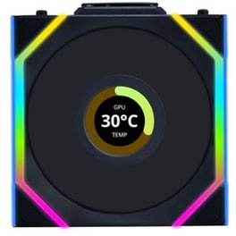 Case Fan Lian Li Uni Fan SL Wireless LCD  120mm LED - Μαύρο