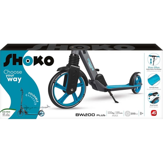 Παιδικό Πατίνι Δίτροχο AS Company Shoko BW 200 Plus - Μπλε image 5