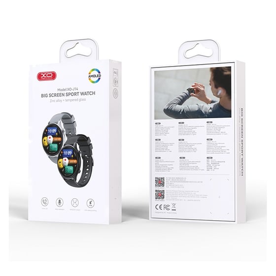 Smartwatch XO J14 - Black image 4
