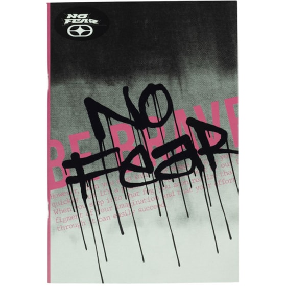 Τετράδιο Καρφίτσα NO FEAR B5 Be Brave - Good Vibes (1 Τεμάχιο) image 0