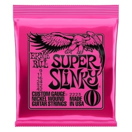 Σετ 6 Χορδές Ηλεκτρικής Κιθάρας Ernie Ball Super Slinky 009-042