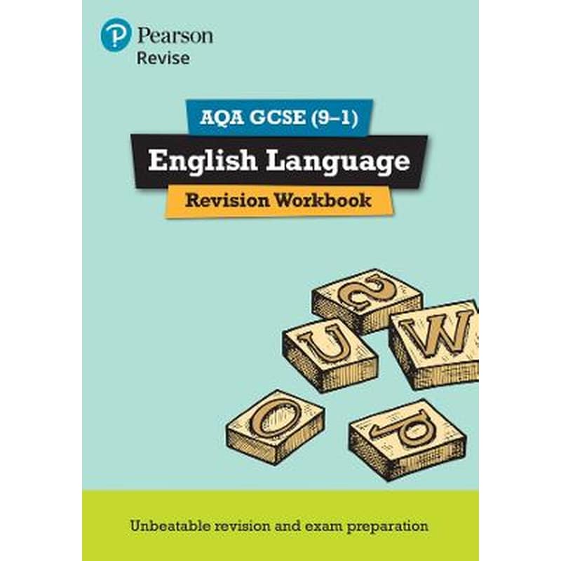 Pearson REVISE AQA GCSE English Language Revision Workbook 2023 and