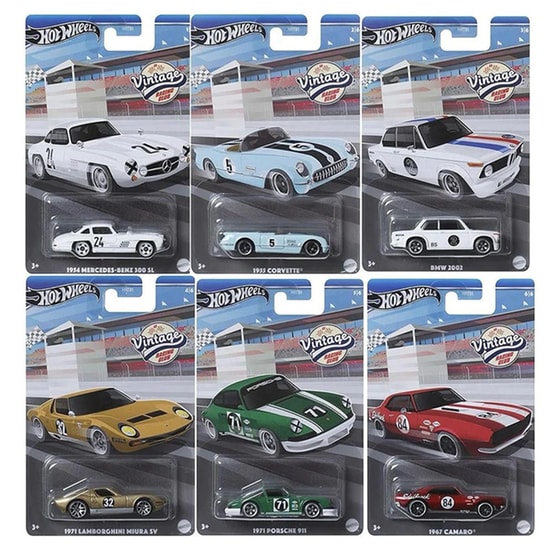 Hot Wheels Αυτοκινητάκια Vintage Racing 2024 image 0