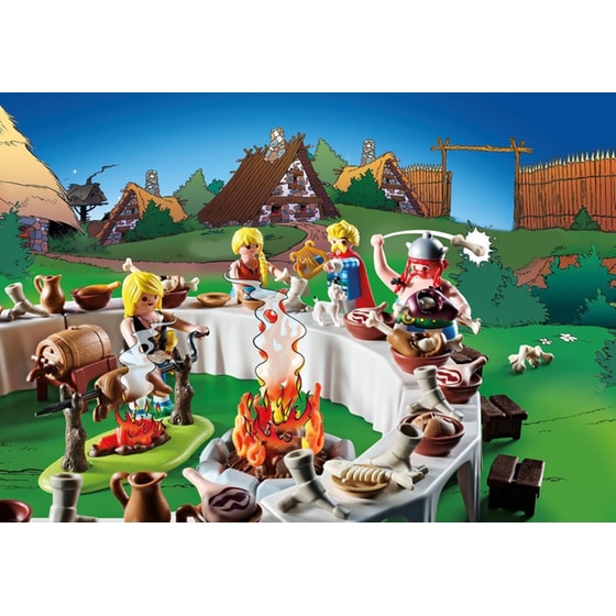 PLAYMOBIL® Asterix Το Συμπόσιο Του Χωριού Των Γαλατών (71827) image 3