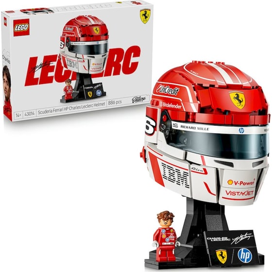 LEGO® Editions Scuderia Ferrari HP Charles Leclerc Helmet (43014) image 6