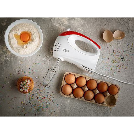 ADLER AD 4212 300 W Λευκό Μίξερ Χειρός image 6