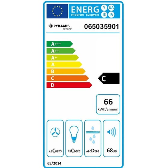 PYRAMIS 14889 TURBO ECOLINE 60cm Inox Απορροφητήρας Συρόμενος image 2
