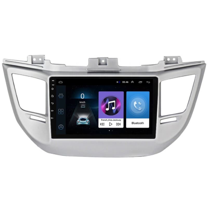 Ηχοσύστημα με Οθόνη Αφής 9 Android GPS Wi-Fi Bluetooth 2GB/16GB Hy33 για Hyundai Tucson (2015 - 2019) - Ασημί