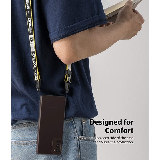 Θήκη Samsung Galaxy Note 20 - Ringke Air Silicon Case - Smoke Black image 3