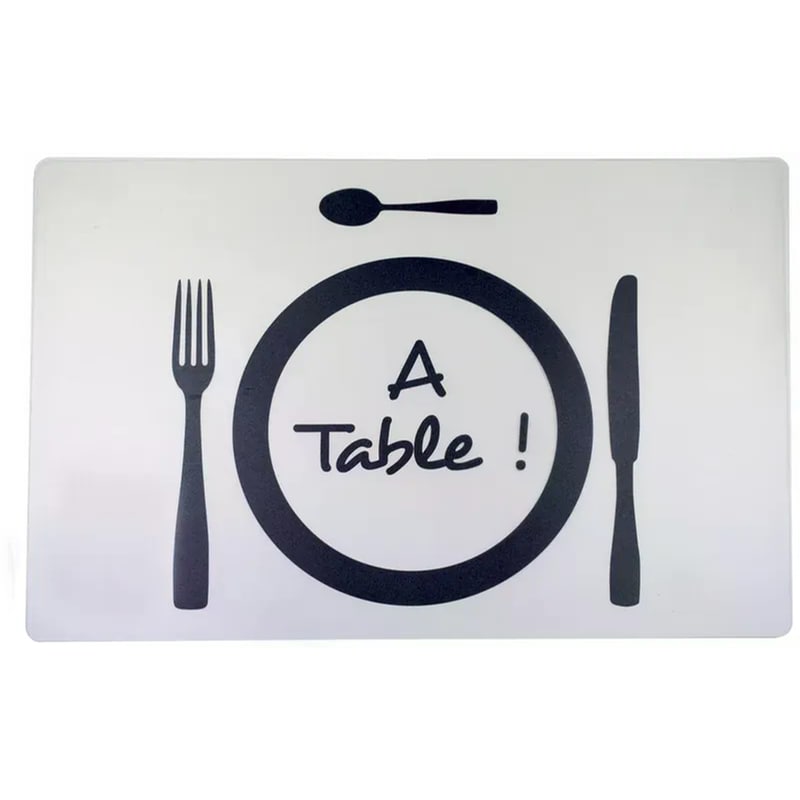 Σουπλά Spitishop από Πολυπροπυλένιο 29x44cm - Διάφανο/Μπλε