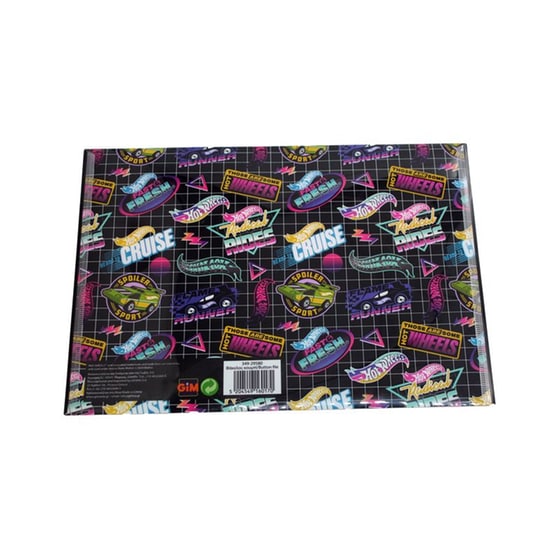Φάκελος Gim Hot Wheels με Κουμπί Μαύρο image 1