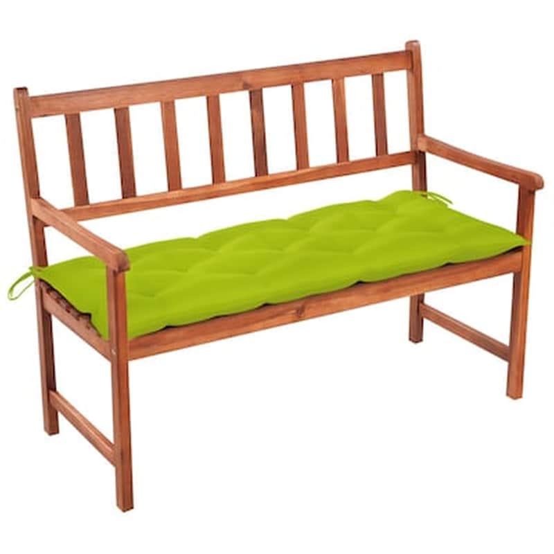 Vidaxl Παγκάκι Κήπου 120 Εκ. Από Μασίφ Ξύλο Ακακίας Με Μαξιλάρι