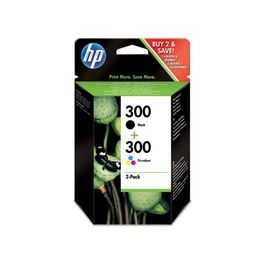 HP 300 Πολλαπλό / Μαύρο Πακέτο 2 Μελανιών Εκτυπωτή CN637EE