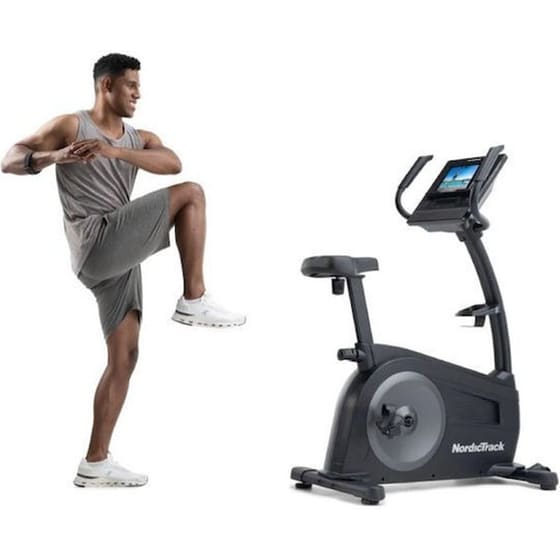 Όρθιο Ποδήλατο Γυμναστικής NORDICTRACK GX-LE Upright 04-470-061 Μαγνητικό με Ροδάκια Μαύρο image 8