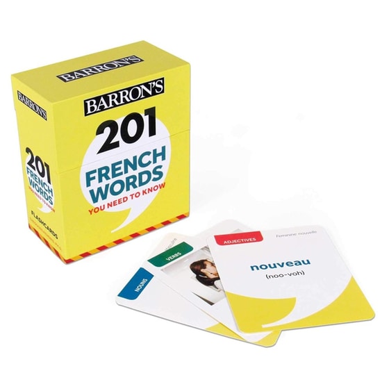 201 French Words You Need to Know Flashcards (Barron's Foreign Language