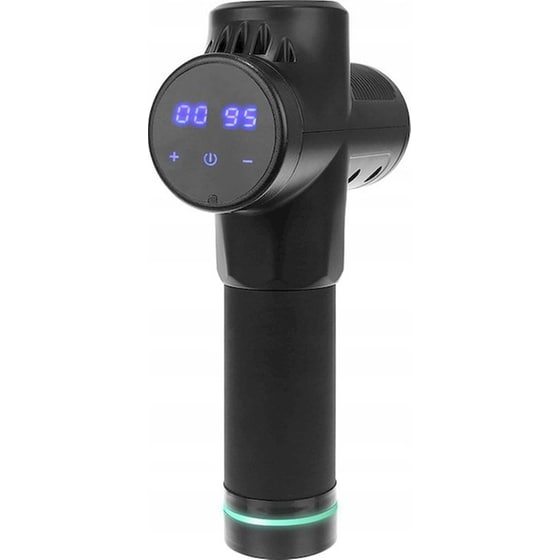 Πιστόλι Μασάζ Malatec 23750 με 6 Κεφαλές - Μαύρο image 1