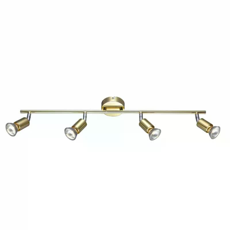 Σποτ Πολύφωτο Aca Trinity Mc634pb4 Μεταλλικό 66.3 cm - Χρυσό