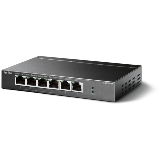 TP-Link TL-SF1006P Network Switch Unmanaged (10/100Mbps) 6-Port PoE+ Support image 1