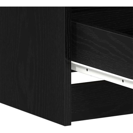 Γραφείο VidaXL από Επεξεργασμένο Ξύλο 140x50x76 cm - Μαύρη Οξιά image 7