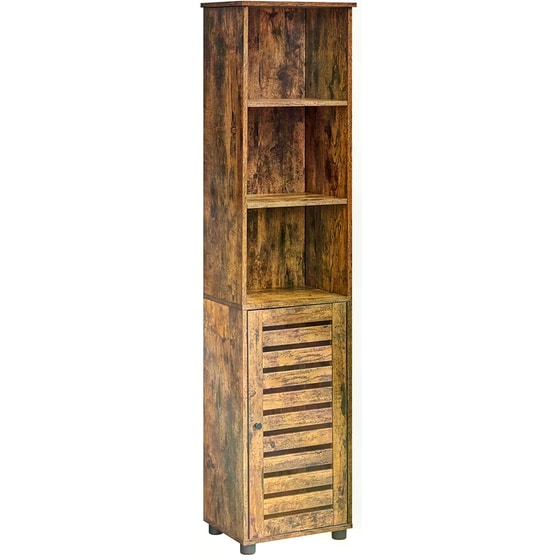 Βιβλιοθήκη Songmics από Μοριοσανίδα 40x167cm - Καφέ image 0
