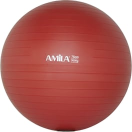 Μπάλα Γυμναστικής Amila Κατάλληλη για Pilates 1.70 kg 75 cm από PVC - Κόκκινο