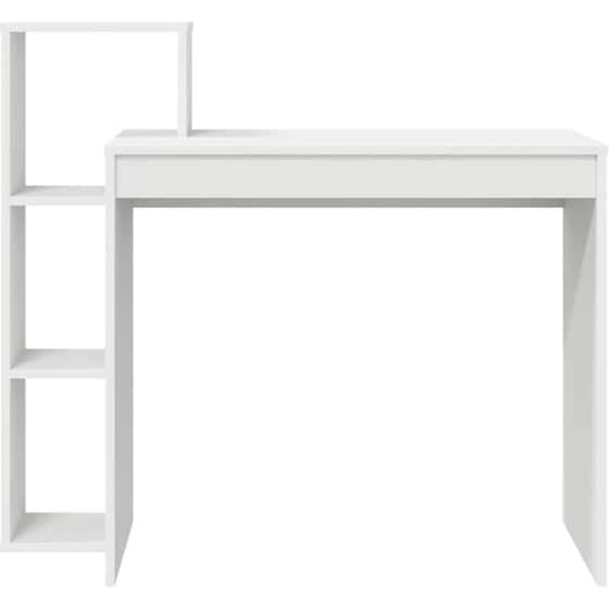 Γραφείο VidaXL από Επεξεργασμένο Ξύλο 100x40x90 cm - Λευκό image 4