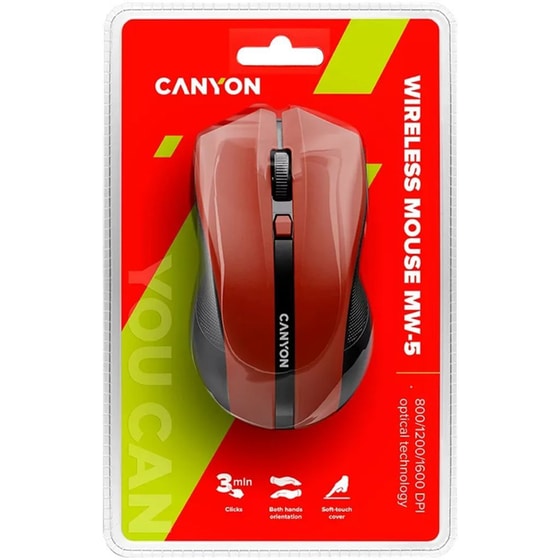 Canyon MW-5 Ασύρματο Ποντίκι Red image 4
