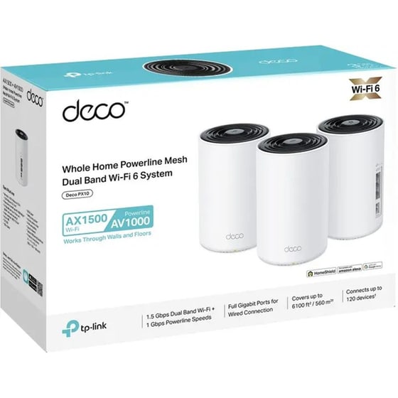 TP-Link Deco PX10 Ασύρματο Mesh Wi-Fi 6 Dual Band (2.4 & 5 GHz) 3τμχ image 3