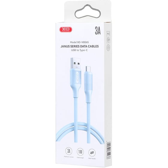 Καλώδιο XO NB265 USB-A Male σε USB-C Male 1m - Μπλε image 3