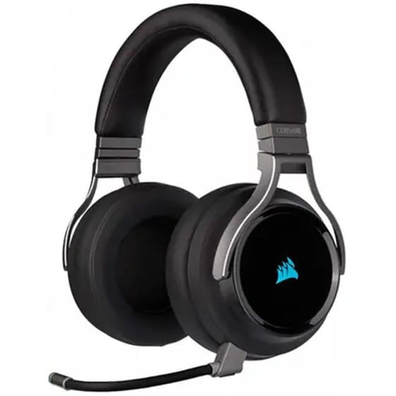 Corsair Virtuoso RGB Gaming Ασύρματα Ακουστικά 2.4 GHz με RGB Φωτισμό - Μαύρα image 0