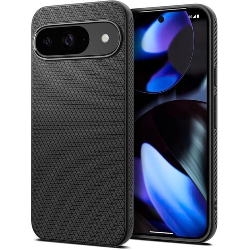 Θήκη Σιλικόνης - Google Pixel 9 / 9 Pro - Spigen Liquid Air - Matte Black (acs07682)