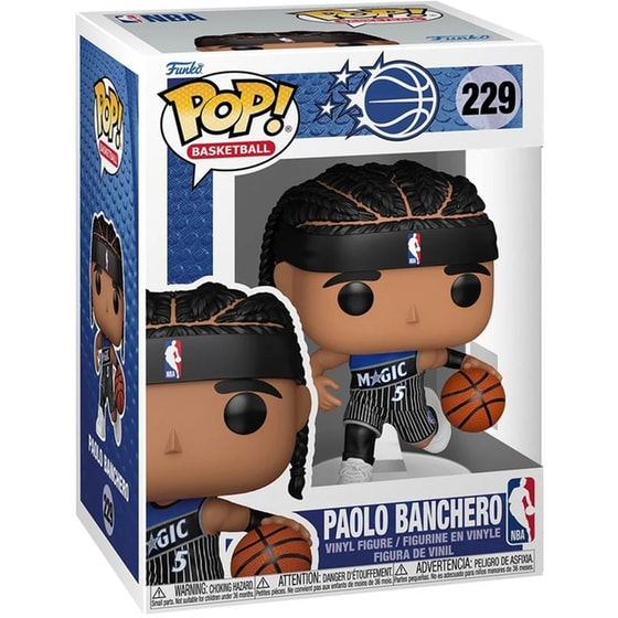 Funko Pop! Basketball: Orlando Magic - Paolo Banchero (Icon Edition Jersey) #229 Vinyl Figure image 1