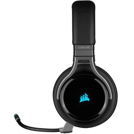 Corsair Virtuoso RGB Gaming Ασύρματα Ακουστικά 2.4 GHz με RGB Φωτισμό - Μαύρα image 2
