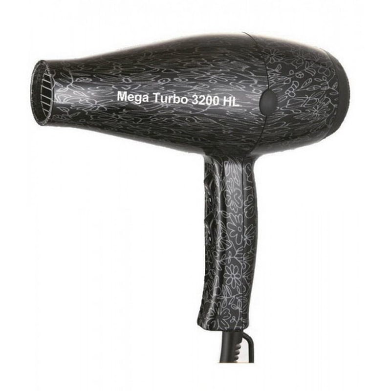 HL Σεσουάρ Μαλλιών MEGA Turbo 3200 HL 2200 W Μαύρο