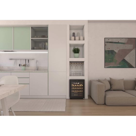 CANDY CWC023 για 23 Μπουκάλια Μαύρο Συντηρητής Κρασιών image 11