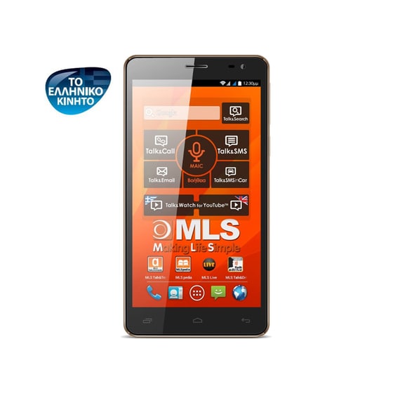 MLS iQTalk Onyx 16GB Χρυσό Dual Sim Smartphone image 0