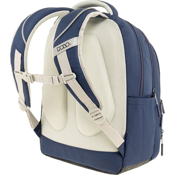 Σακίδιο Πλάτης Polo Multi Pocket Blue (+δώρο Πορτοφολάκι Polo) image 1