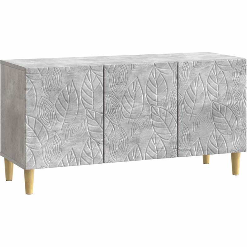 Έπιπλο Τηλεόρασης VidaXL 99x34.5x50 cm - Γκρι Σκυροδέματος