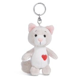 Λούτρινο NICI Μπρελόκ Love Cat Fluffy (10cm)