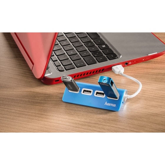 Hama 12179 USB Hub 4-Port USB 2.0 συμβατό με USB-A image 2