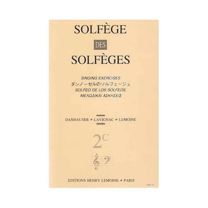 HENRY LEMOINE Solfege Des Solfeges 2c