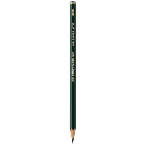 Μολύβι Σχεδίου Faber Castell 9000/6H Πράσινο image 0