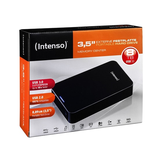 Intenso Memory Center USB 3.0 HDD 8TB 3.5" - Μαύρο image 2