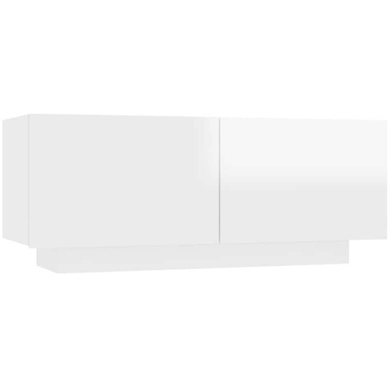 Έπιπλο Τηλεόρασης VidaXL από Μοριοσανίδα 100x35x40 cm - Λευκό VIDAXL