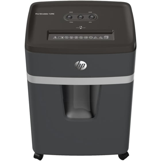 HP Pro Shredder 12MC – 2814 Καταστροφέας εγγράφων με συνδετήρες και καρτών Micro Cut P5 – 12 x A4 – 25L image 5