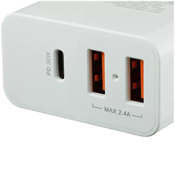 Φορτιστής Πρίζας Canyon Powerfull Technology Multi - USB Wall Charger 2.4A H-08 Λευκό image 1