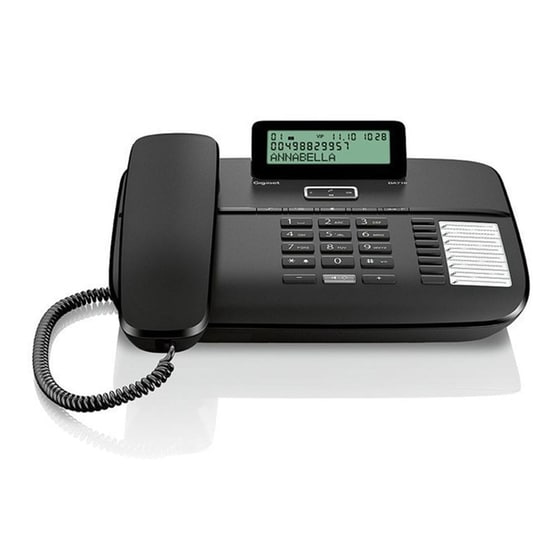 Ενσύρματο Τηλέφωνο Gigaset DA710 - Μαύρο image 1