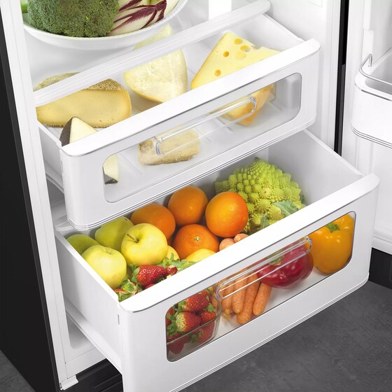 SMEG FAB30RBL6 294 Lt Μαύρο Δίπορτο Ψυγείο image 9