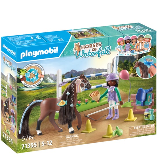 PLAYMOBIL® Horses of Waterfall Εκπαίδευση αλόγου με την Zoe και τον Blaze (71355) image 0